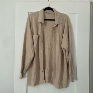 Zara knit Shacket. size M. Oversized.